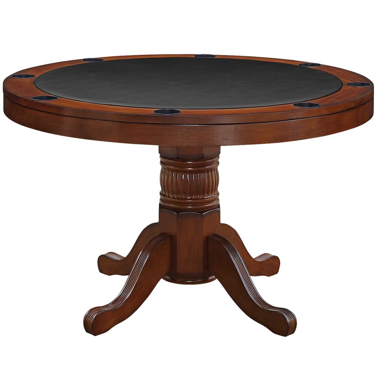 RAM Game Room Pub Series 48" 3-in-1 Round Poker Table