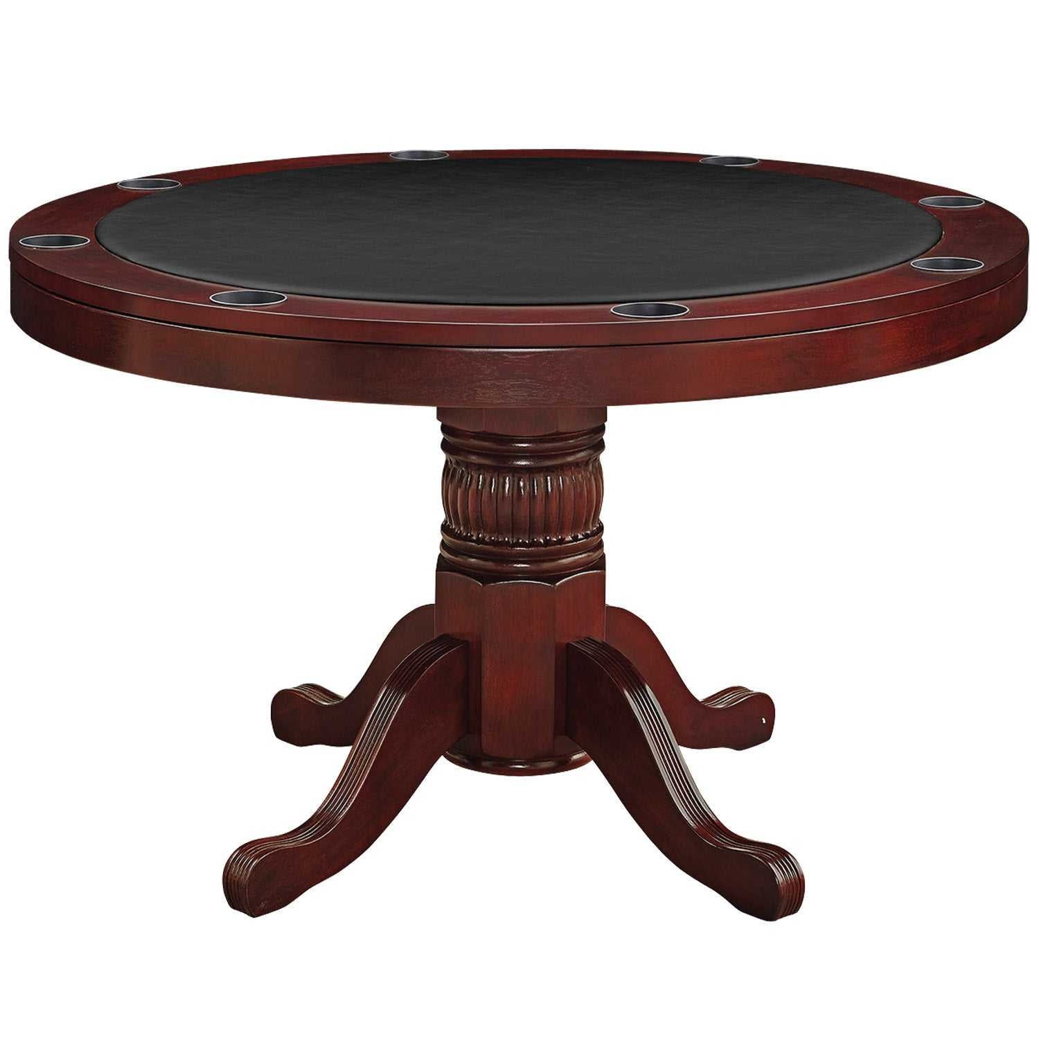 RAM Game Room Pub Series 48" 3-in-1 Round Poker Table