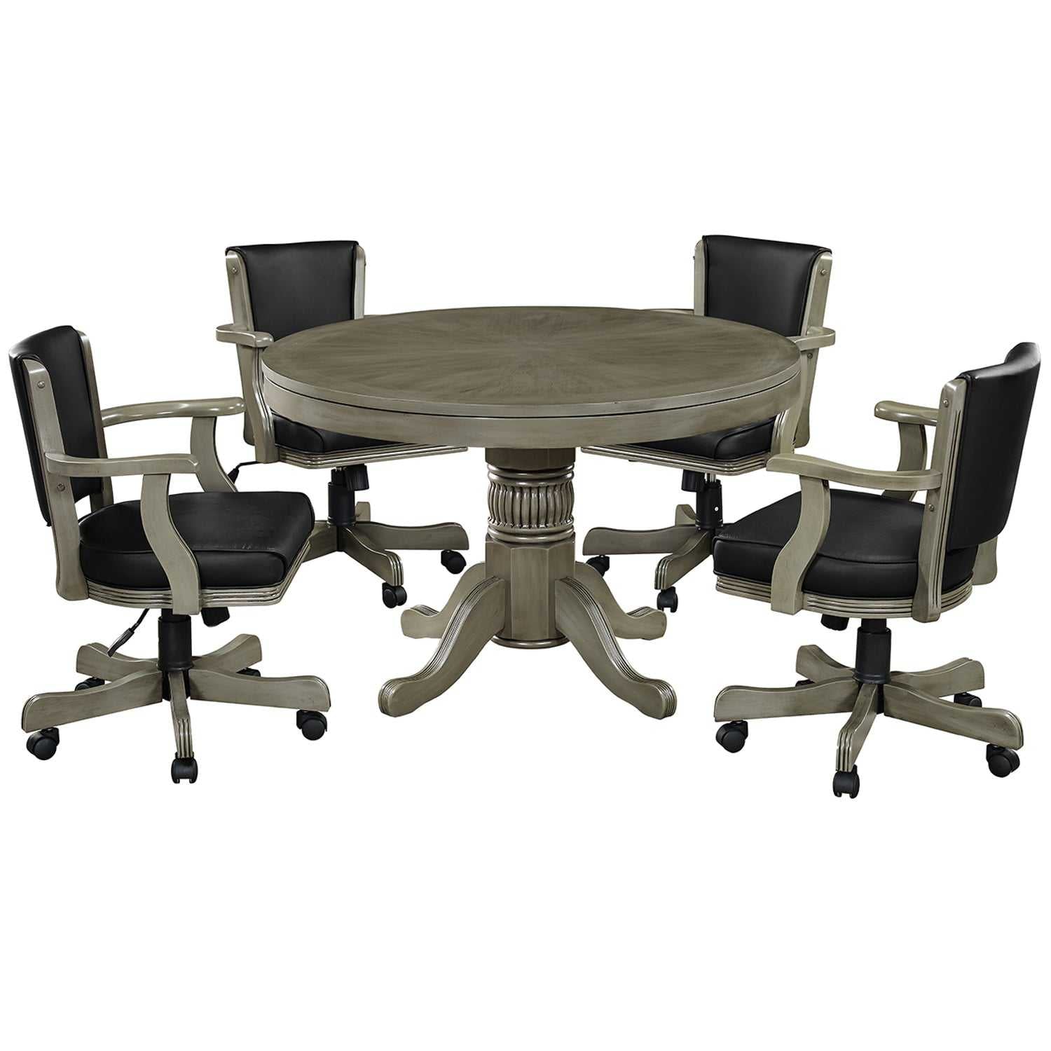 RAM Game Room Pub Series 48" 3-in-1 Round Poker Table