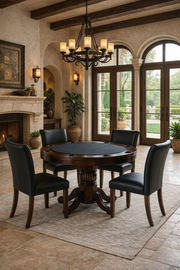 RAM Game Room Pub Series 48" 3-in-1 Round Poker Table