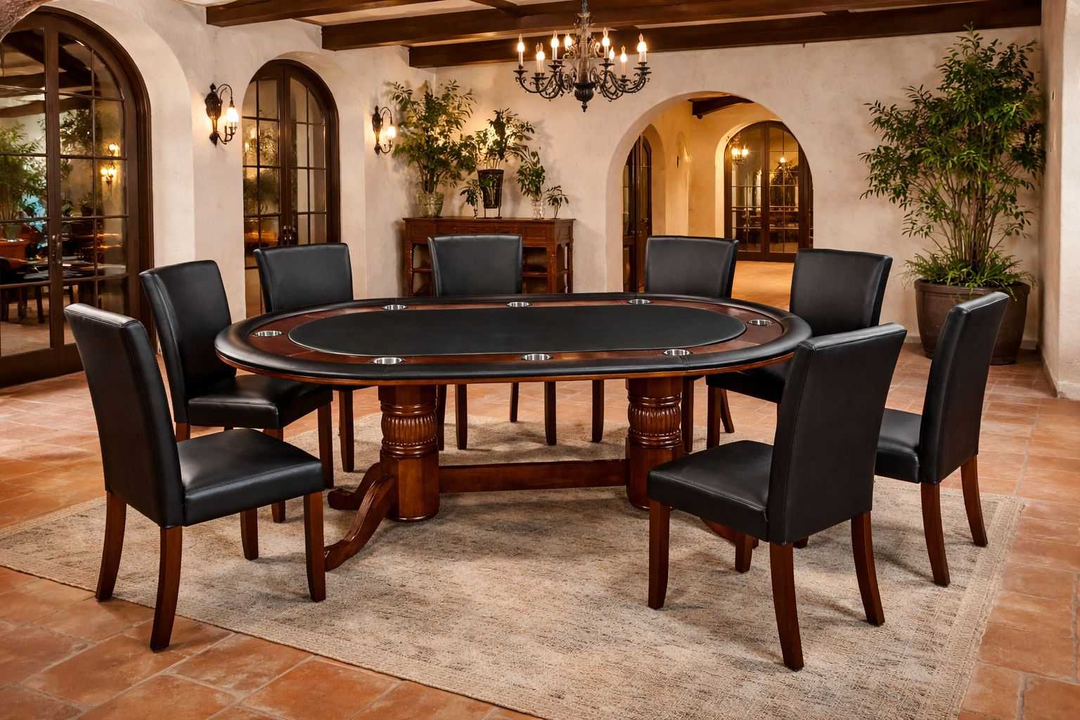 RAM Game Room Pub Series 80" Texas Hold’em Poker Table