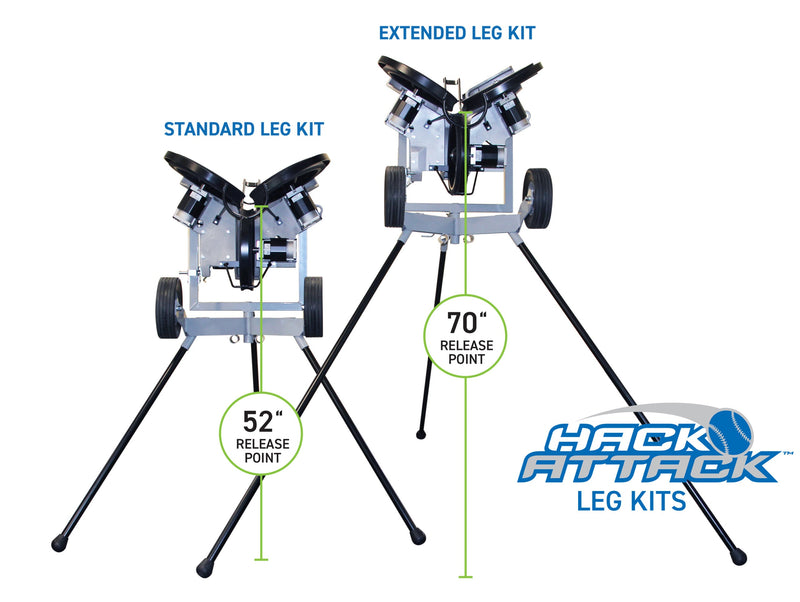 Sports Attack Hack Attack Baseball Leg Assembly/Extended Legs Sports Attack