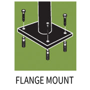 Jaypro Wave Bicycle Rack (5 Capacity - Surface Mount - Galvanized) (Powder Coated)