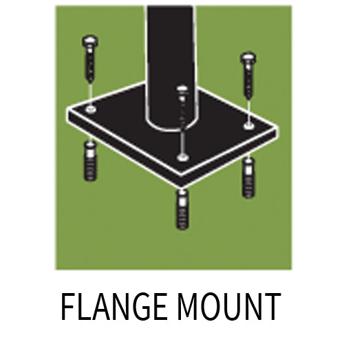 Jaypro Wave Bicycle Rack (5 Capacity - Surface Mount - Galvanized)
