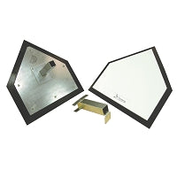 Jaypro Baseball Base Set - Pro-Style Hollywood (18 in.L x 18 in.W x 3 in.H) (Set of 3) (White) Jaypro