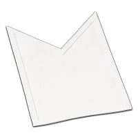 Jaypro Baseball Base Set - Rubber Throw Down Style (13-1/2 in.L x 13-1/2 in.W x 1/2 in.H) (Set of 3) (White) Jaypro