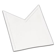 Jaypro Baseball Base Set - Rubber Throw Down Style (13-1/2 in.L x 13-1/2 in.W x 1/2 in.H) (Set of 3) (White) Jaypro