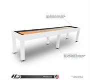 Hudson 10' Parsons Shuffleboard Table