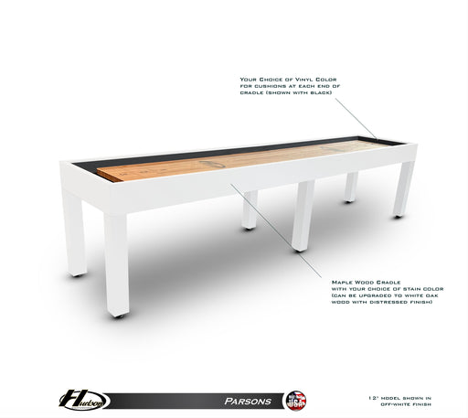 Hudson 10' Parsons Shuffleboard Table