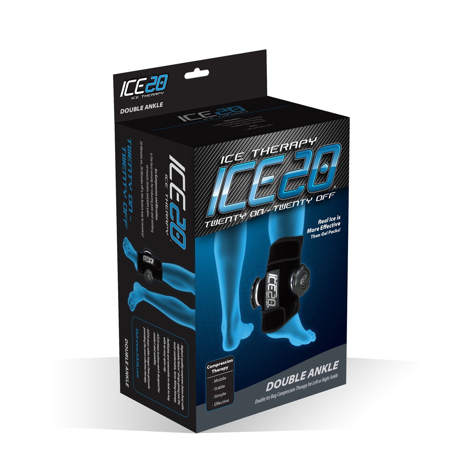 Bownet ICE20 Double Ankle Ice Compression Wrap Bownet