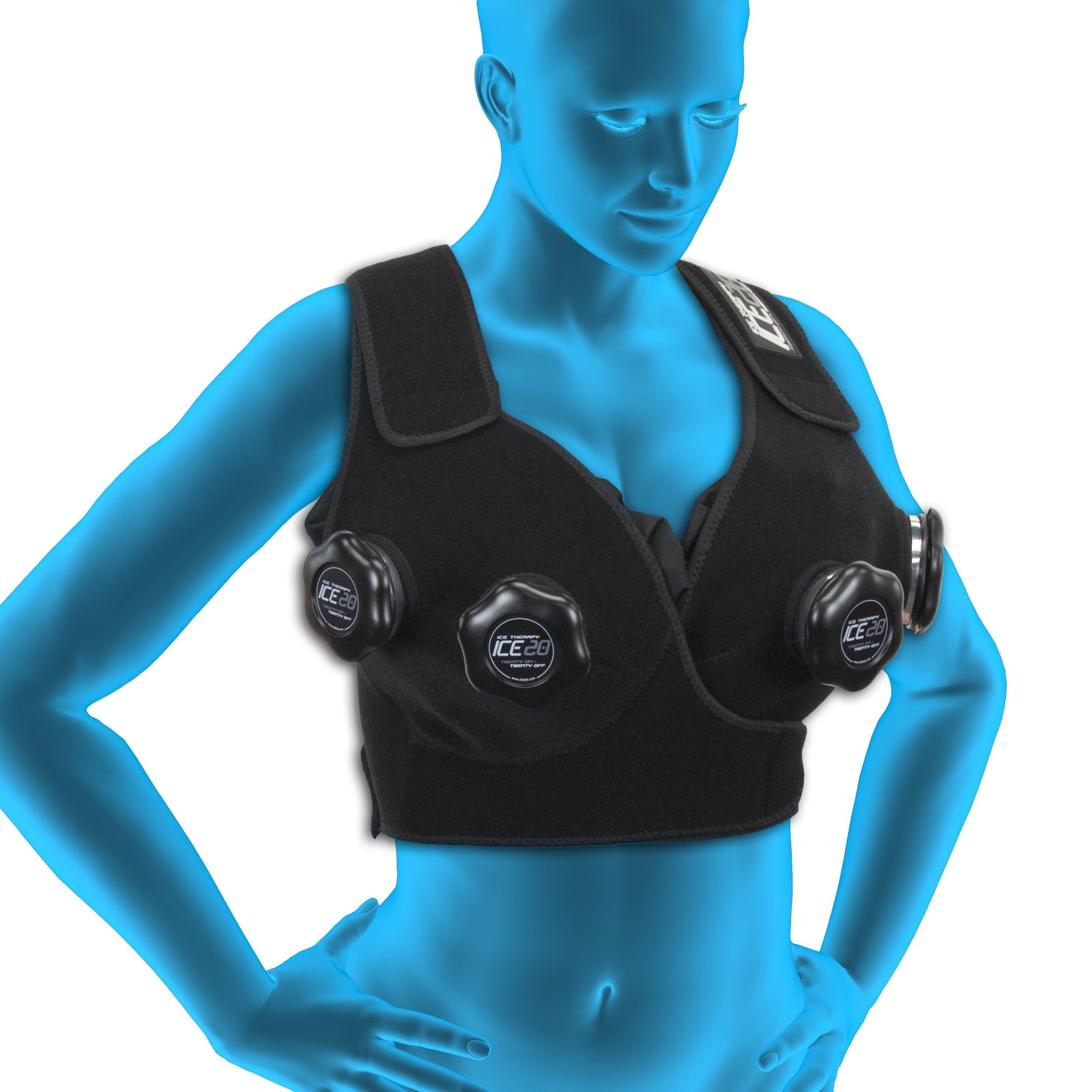 Bownet ICE20 Double Breast Ice Compression Wrap Bownet