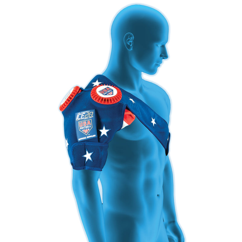 Bownet ICE20 Double Shoulder Ice Compression Wrap Bownet