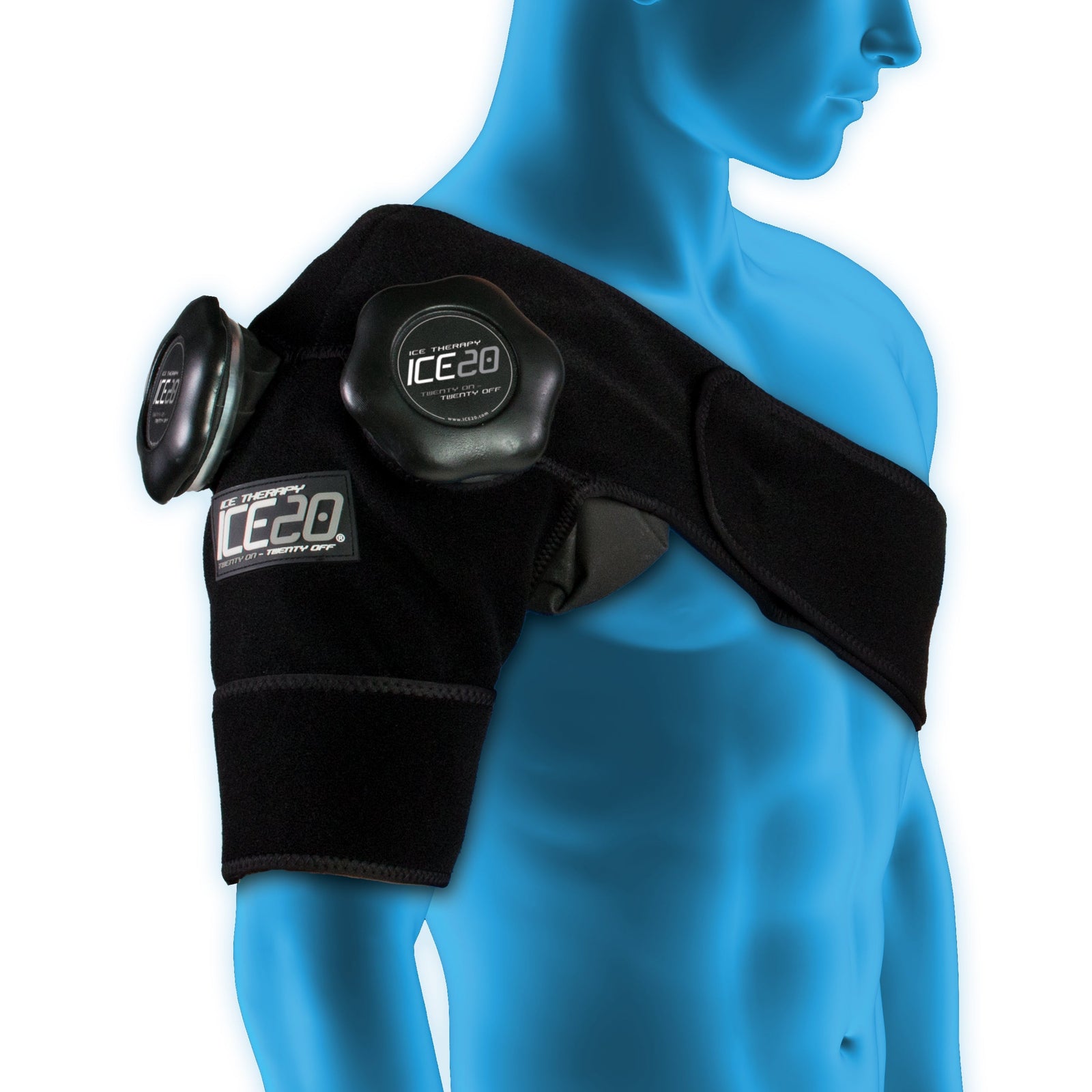 Bownet ICE20 Double Shoulder Ice Compression Wrap Bownet