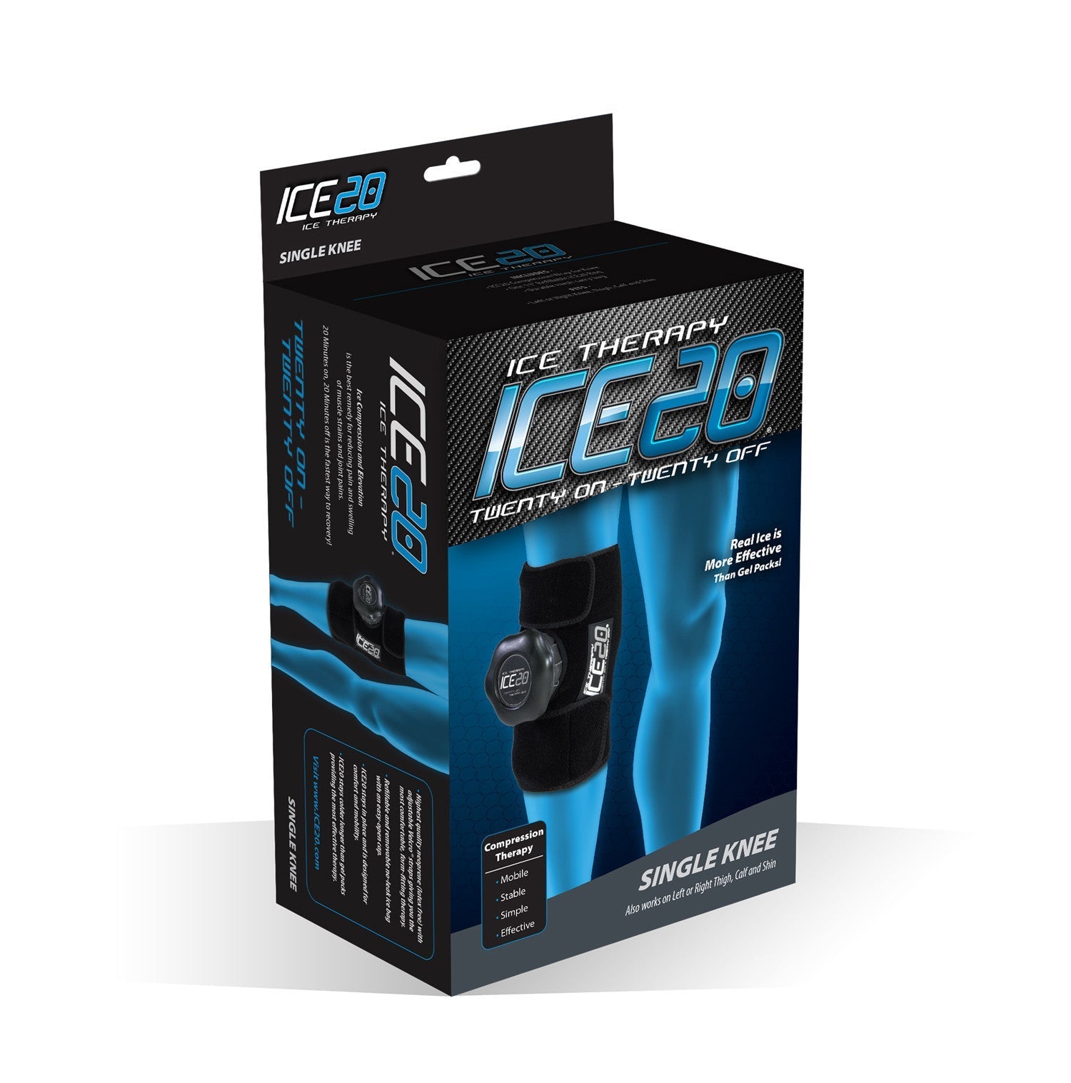 Bownet ICE20 Single Knee Ice Compression Wrap Bownet