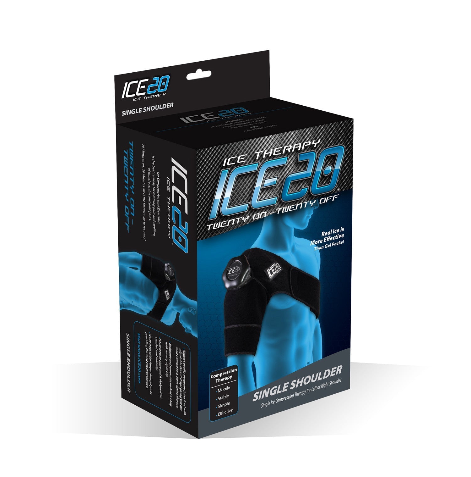 Bownet ICE20 Single Shoulder Ice Compression Wrap Bownet
