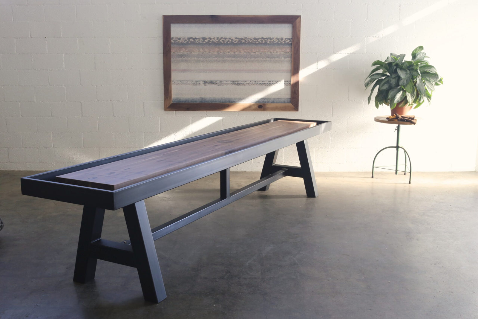 District Mills Industrial Shuffleboard Table