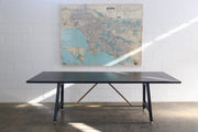 District Mills Black A-Frame Table