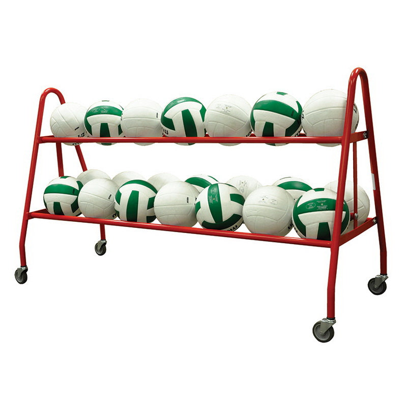Jaypro Ball Carrier – Deluxe (18 Ball) | Heavy-Duty Rolling Rack for Gym & Field Use (BBC-18)