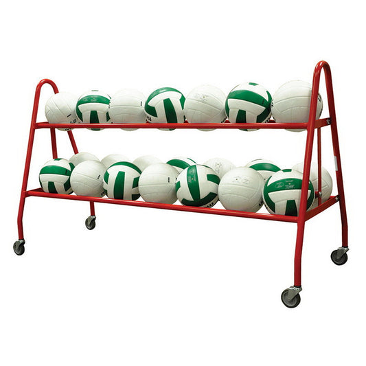 Jaypro Ball Carrier – Deluxe (18 Ball) | Heavy-Duty Rolling Rack for Gym & Field Use (BBC-18)