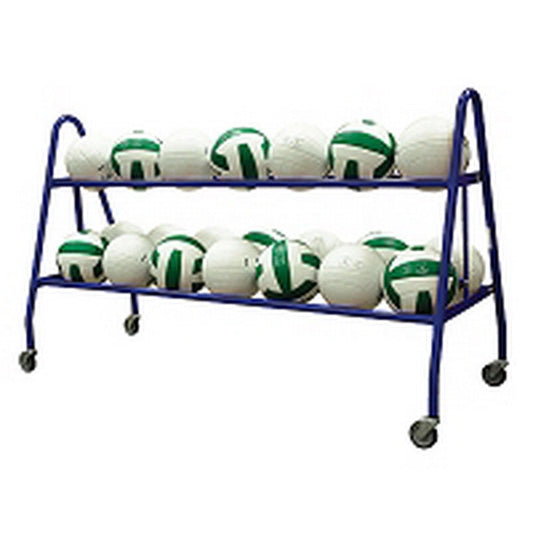 Jaypro Ball Carrier – Deluxe (18 Ball) | Heavy-Duty Rolling Rack for Gym & Field Use (BBC-18)