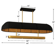 RAM Game Room Jazz Billiard Light & Poker Table Fixture