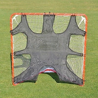 Jaypro Lacrosse - Replacement Box Net (6mm - 1-1/2 in. Sq. 6mm Mesh with Lacing Cord) (4 ft.W x 4 ft.H x 4 ft.D) (White) Jaypro