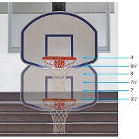 Jaypro Little Champ  Easy Adjust Backboard Adapter Jaypro