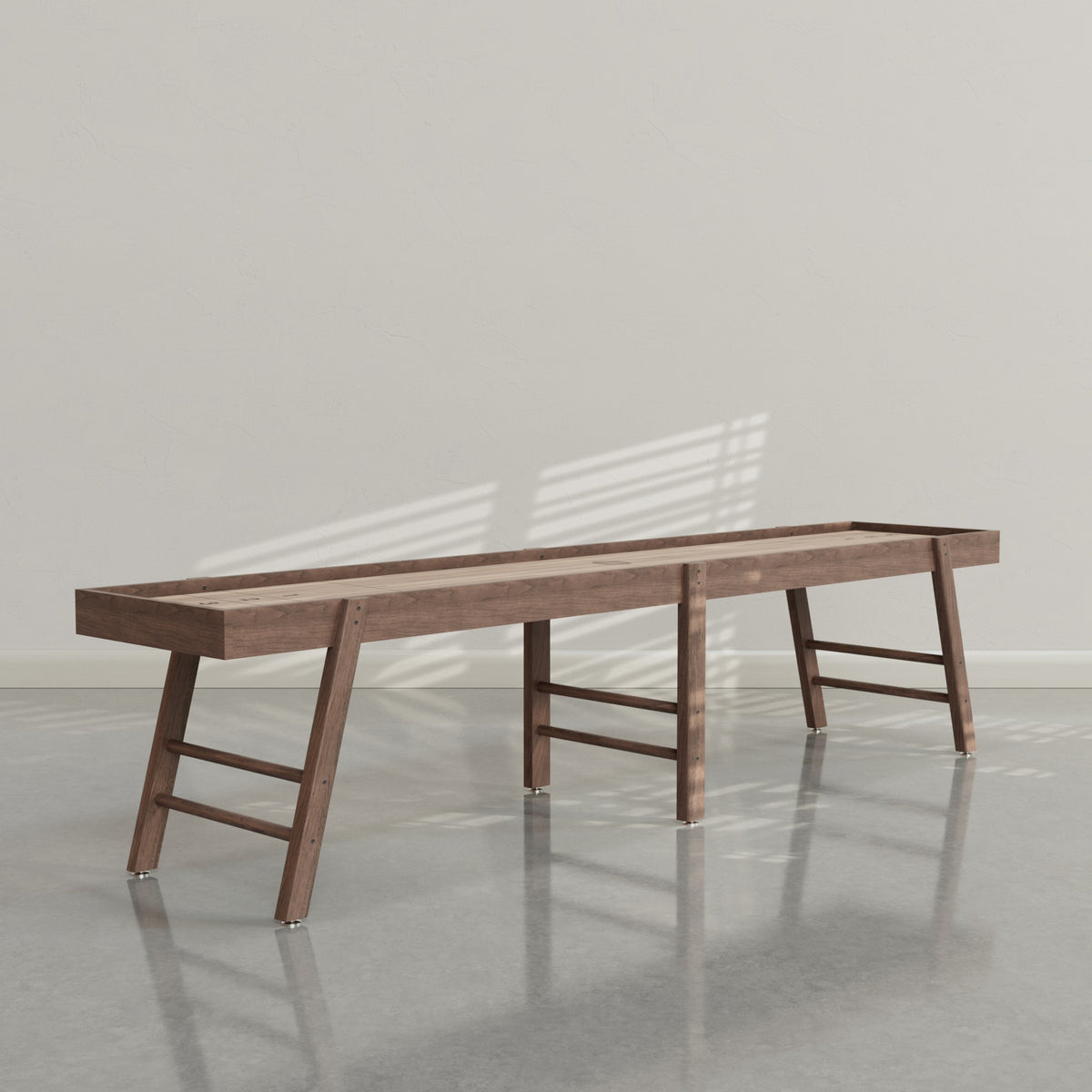 District Mills Lean-to Shuffleboard Table