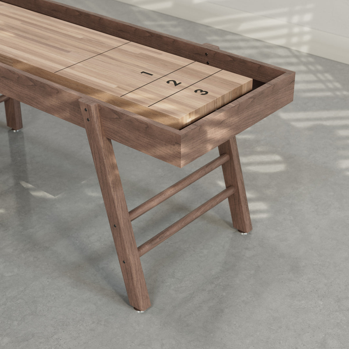 District Mills Lean-to Shuffleboard Table