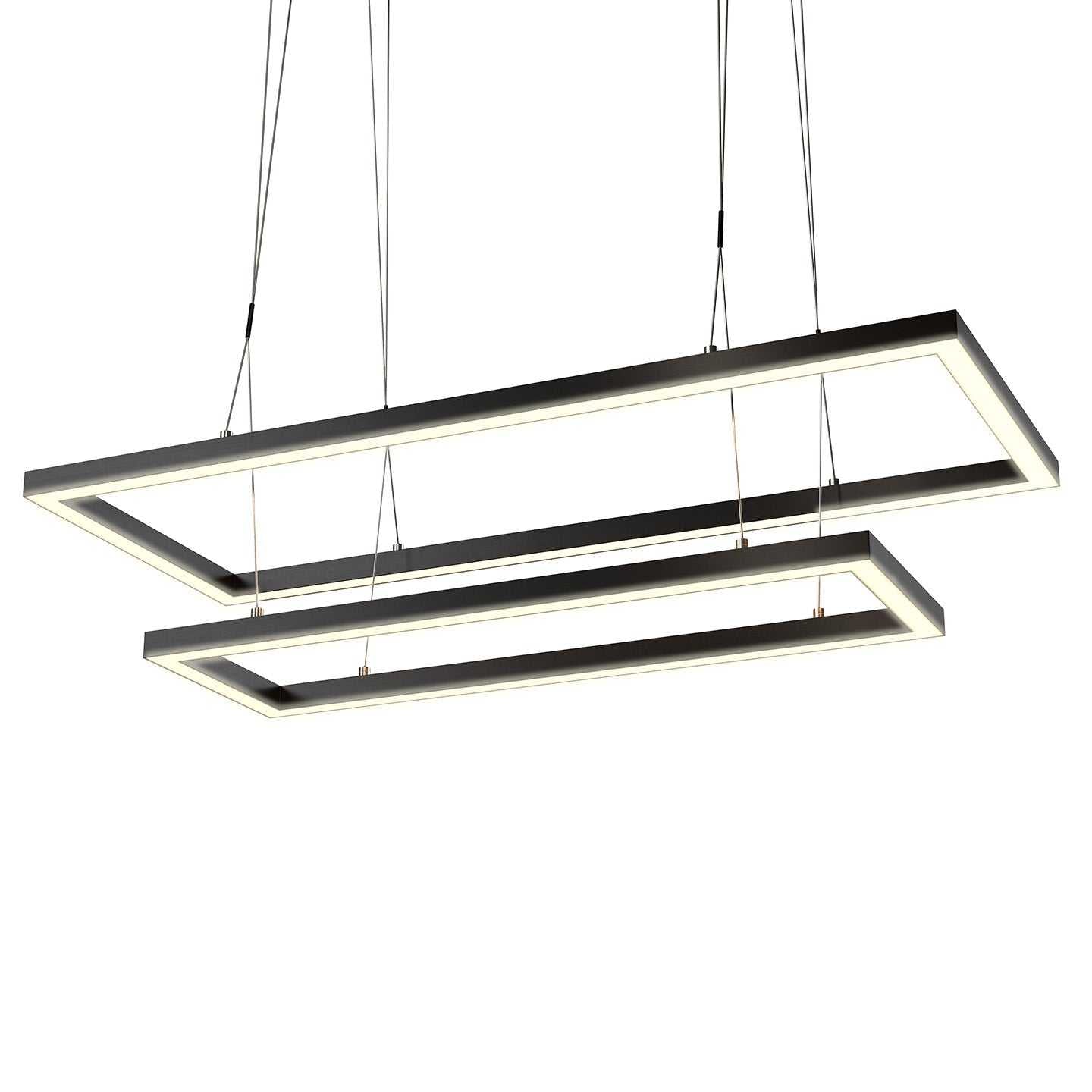 RAM Game Room 54" LED Double Rectangular Game Table Light Fixture