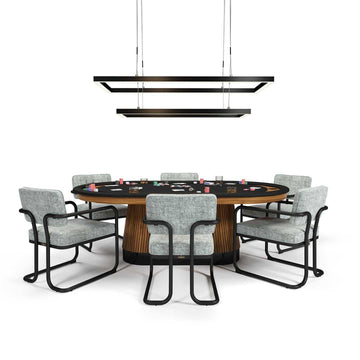 RAM Game Room 54" LED Double Rectangular Game Table Light Fixture