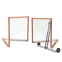Jaypro Lacrosse - Replacement Box Net (6mm - 1-1/2 in. Sq. 6mm Mesh with Lacing Cord) (4 ft.W x 4 ft.H x 4 ft.D) (White) Jaypro