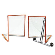 Jaypro Field Lacrosse Replacement Net - NETX1  - (7mm) Seamless One-Piece Lacrosse Net (6 ft.H x 6W x 7 ft.D) (White) Jaypro