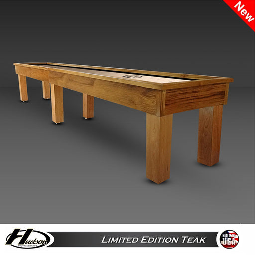 Hudson 9' Limited Edition Teak Shuffleboard Table