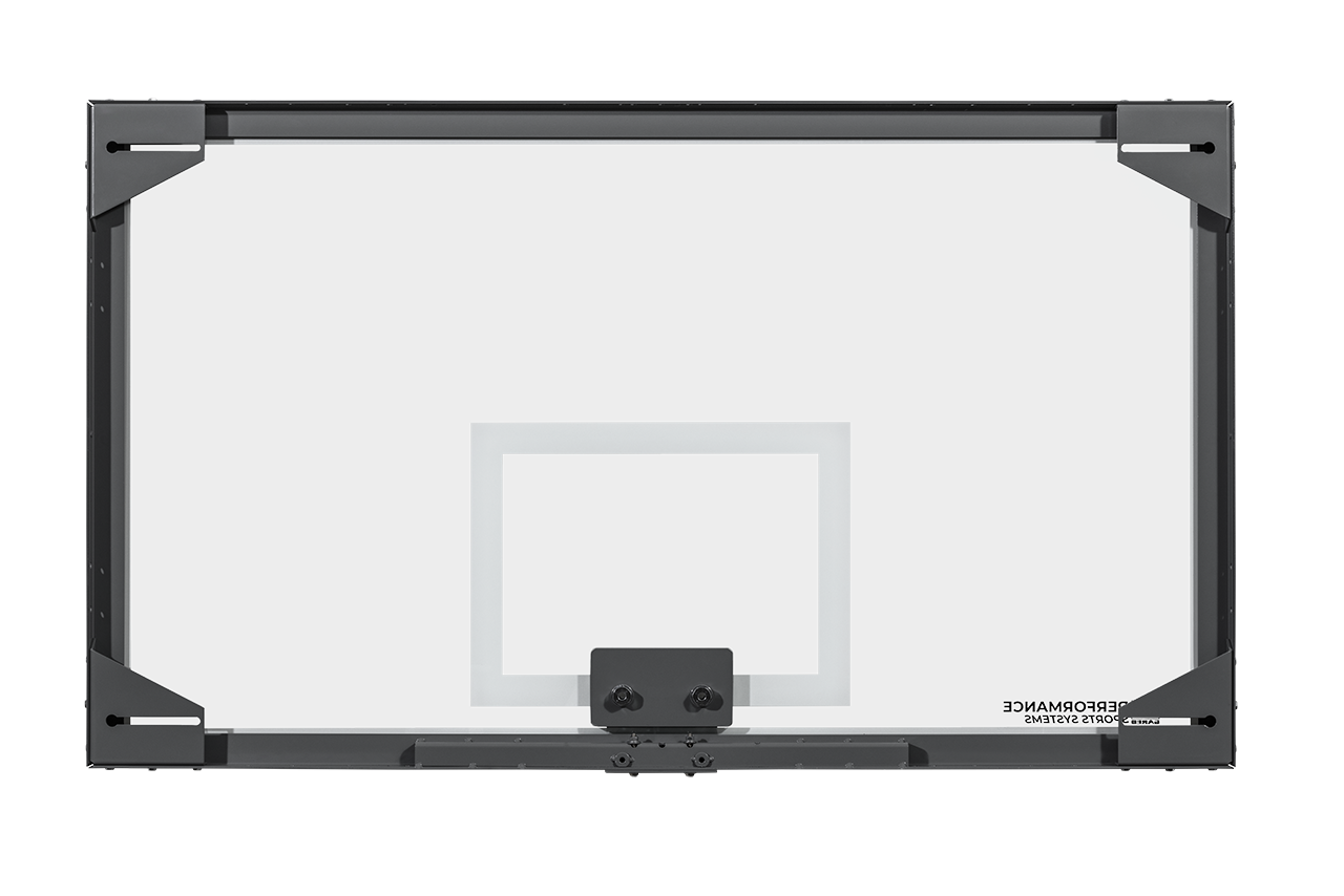 Gared 42” x 72” Glass Basketball Backboard w/ Perimeter LED Light System LXP4200LED Gared