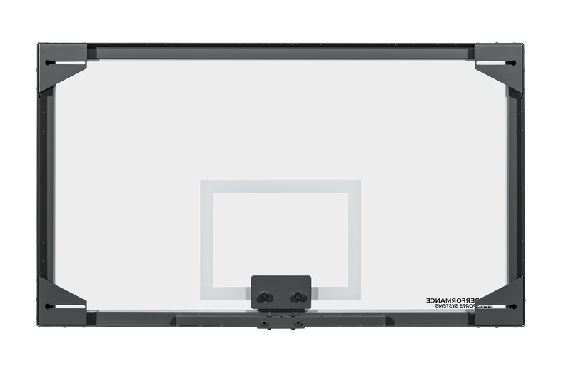 Gared 42” x 72” Glass Basketball Backboard w/ Perimeter LED Light System LXP4200LED Gared