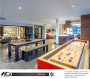 Hudson 9' Metro Shuffleboard Table