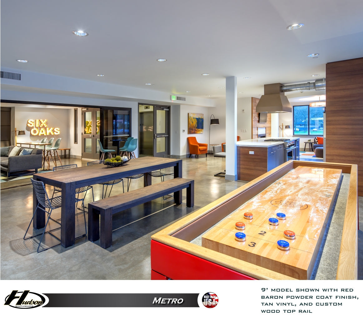 Hudson 14' Metro Shuffleboard Table