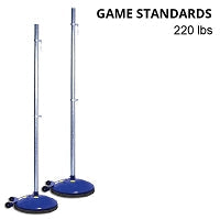 Jaypro Game Standard - Center Pole - Multi-purpose (220 Lbs. Base) (Royal Blue) Jaypro