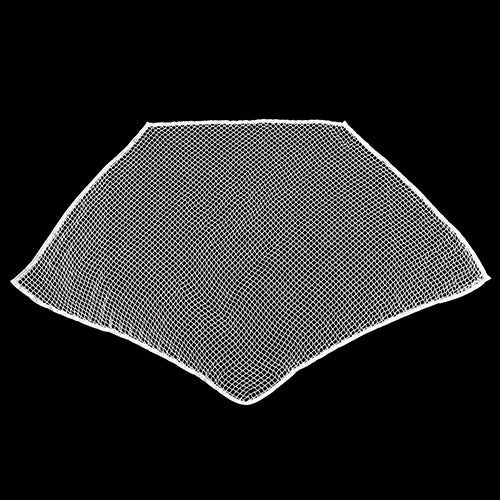 Jaypro Box Lacrosse Replacement Net - NetX1  - (7mm) Seamless One-Piece Lacrosse Net (4 ft.H x 4 ft.9 in.W x 4 ft.6 in.D) (White) Jaypro