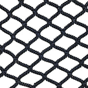 Jaypro Box Lacrosse Replacement Net - NetX1  - (7mm) Seamless One-Piece Lacrosse Net (4 ft.H  x 4 ft.9 in.W  x 4 ft.6 in.D) (Black) Jaypro