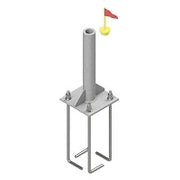 Jaypro Beach Volleyball Upright (3-1/2 in. Ground Sleeve) - NFHS, NCAA, USVBA Compliant Jaypro
