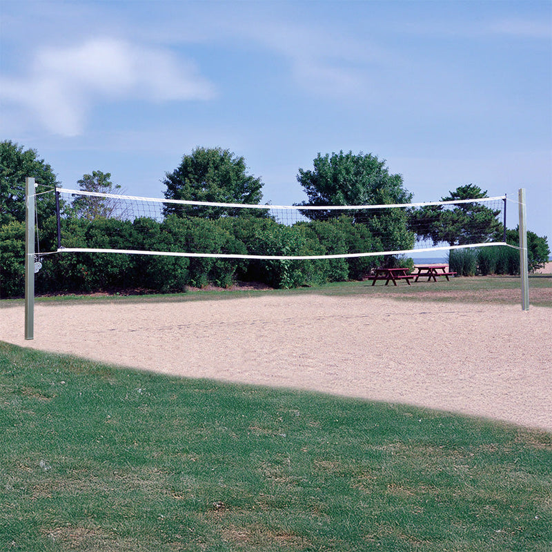 Jaypro Outdoor Volleyball System - Coastal Competition - (4 in.) (Square Post) Jaypro