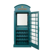 RAM Game Room English Phone Booth Bar Cabinet