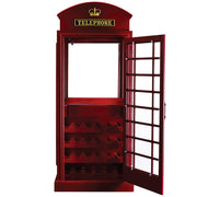 RAM Game Room English Phone Booth Bar Cabinet