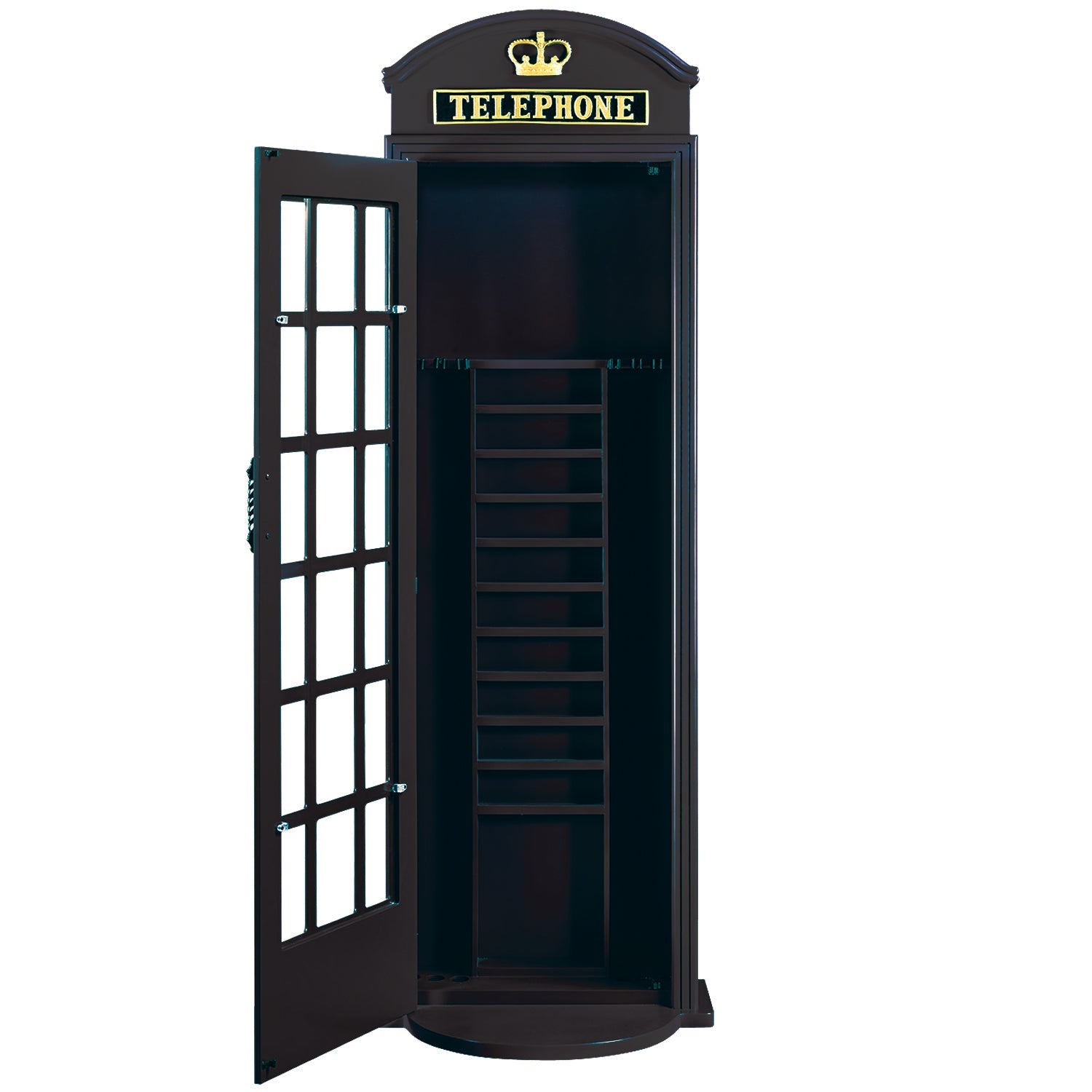 RAM Game Room English Phone Booth Cue Holder