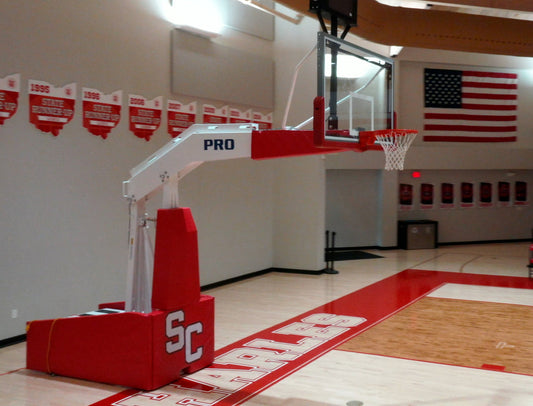 Gared Pro Arena Portable Basketball Hoop – 8' Boom (9716E) Gared