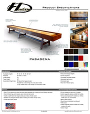 Hudson 9' Pasadena Shuffleboard Table