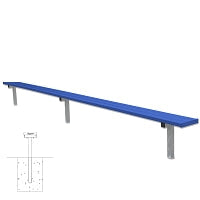 Jaypro Player Bench - 15 ft. - In-Ground Jaypro