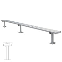 Jaypro Player Bench - 15 ft. - Surface Mount  (Powder Coated) Jaypro